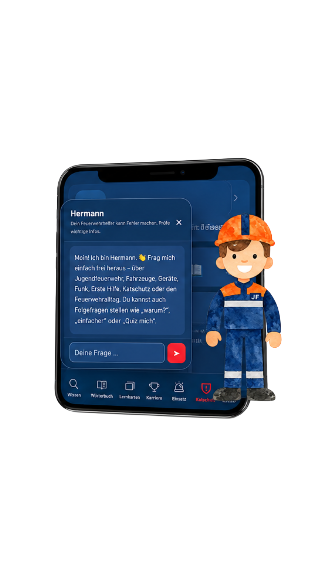 Hermann, der digitale Feuerwehrhelfer